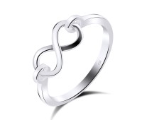 Infinite Shape Silver Ring NSR-597